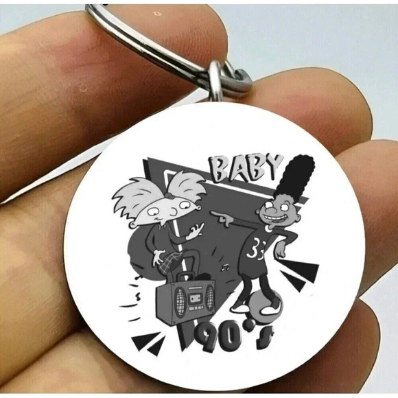Funny Cute Show Key Arnold,  Gerald Keychain - Picture 1 of 1